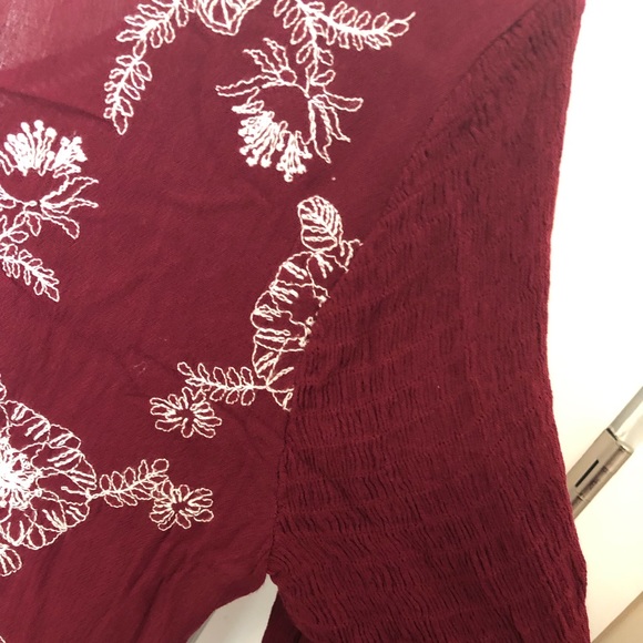 Altar’d State Burgundy Tunic - Picture 3 of 3